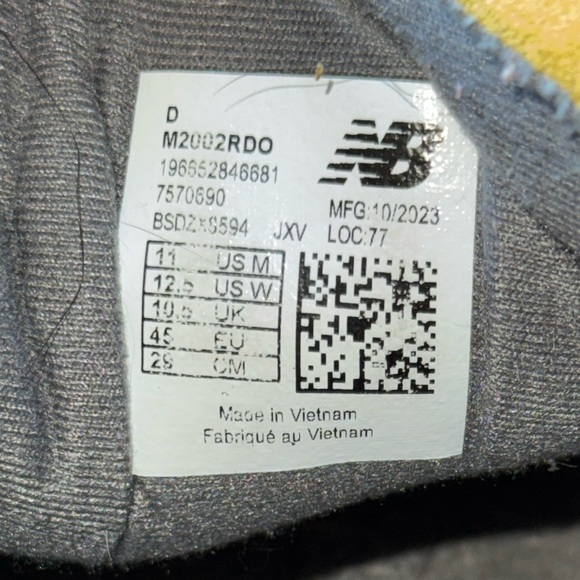 M11.5 New Balance 2002R Protection Pack Eclipse - Picture 7 of 7